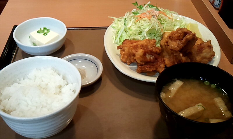 から揚げ定食 から揚げ定食