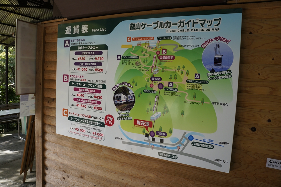 ケーブルカーの俯瞰図 ケーブルカーの俯瞰図