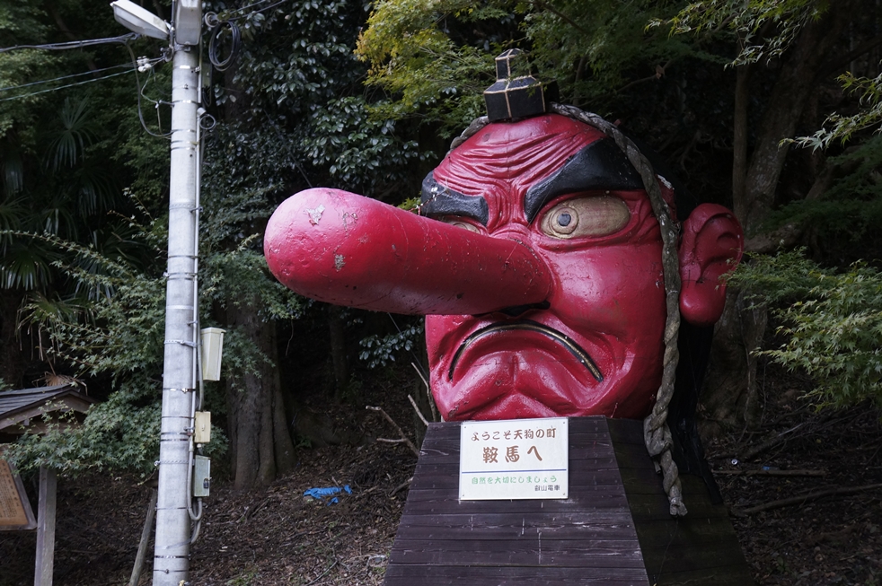 天狗の顔だけ 天狗の顔だけ
