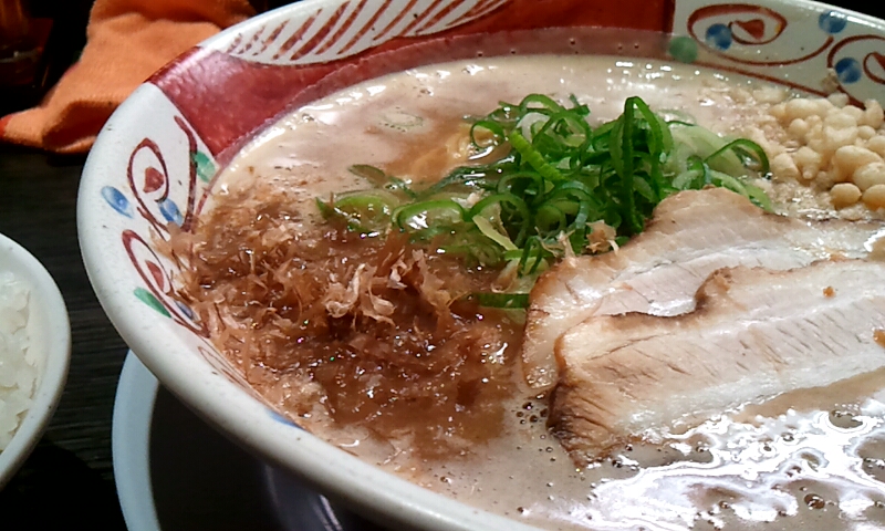 ラーメンにズームイン