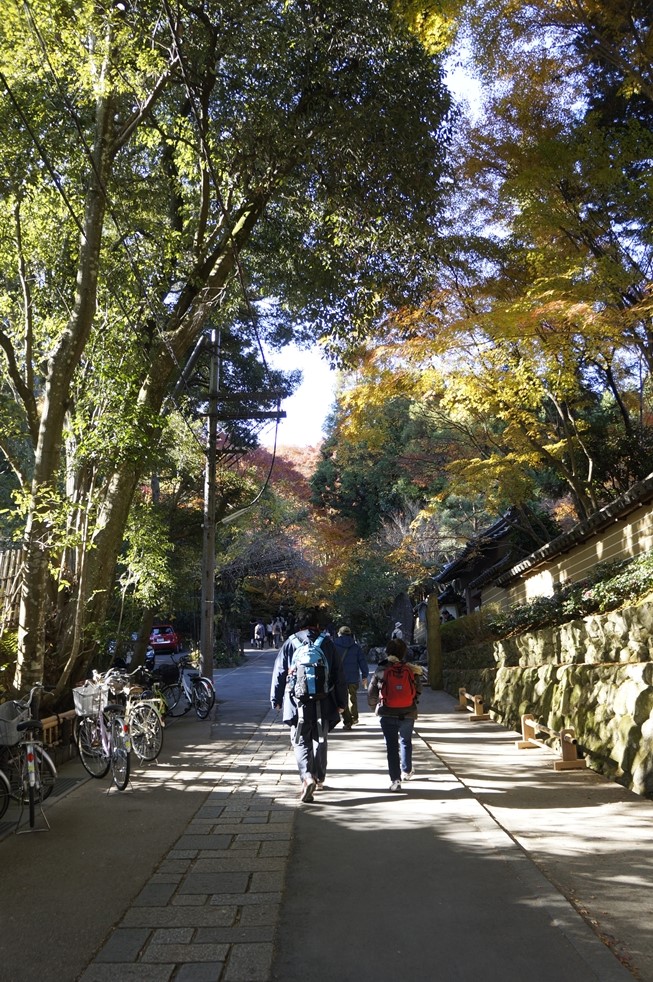 祇王寺までの道のり