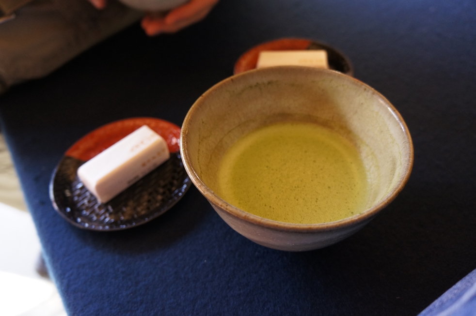 抹茶と最中