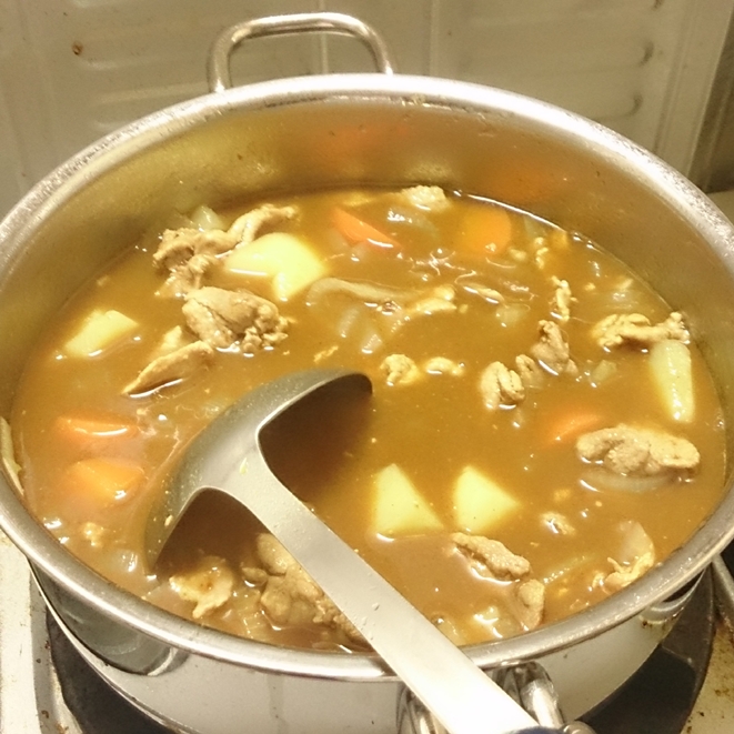 じっくり放置したカレー