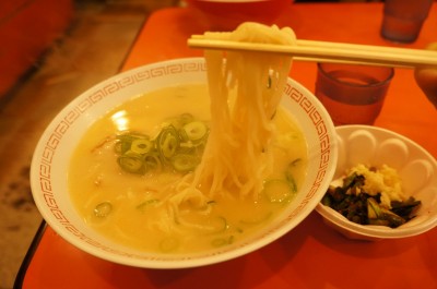 麺はちょっと柔目