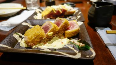 まぐろのフライだったかな？