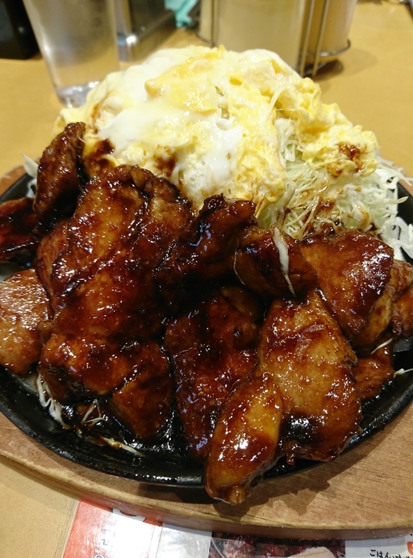 とんテキ玉子定食