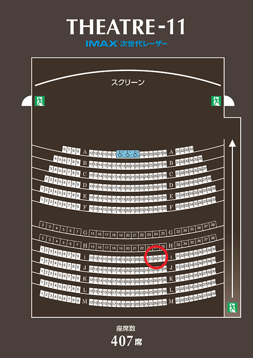 IMAXの席順