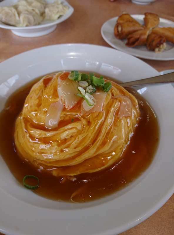 天津飯を食べてきた