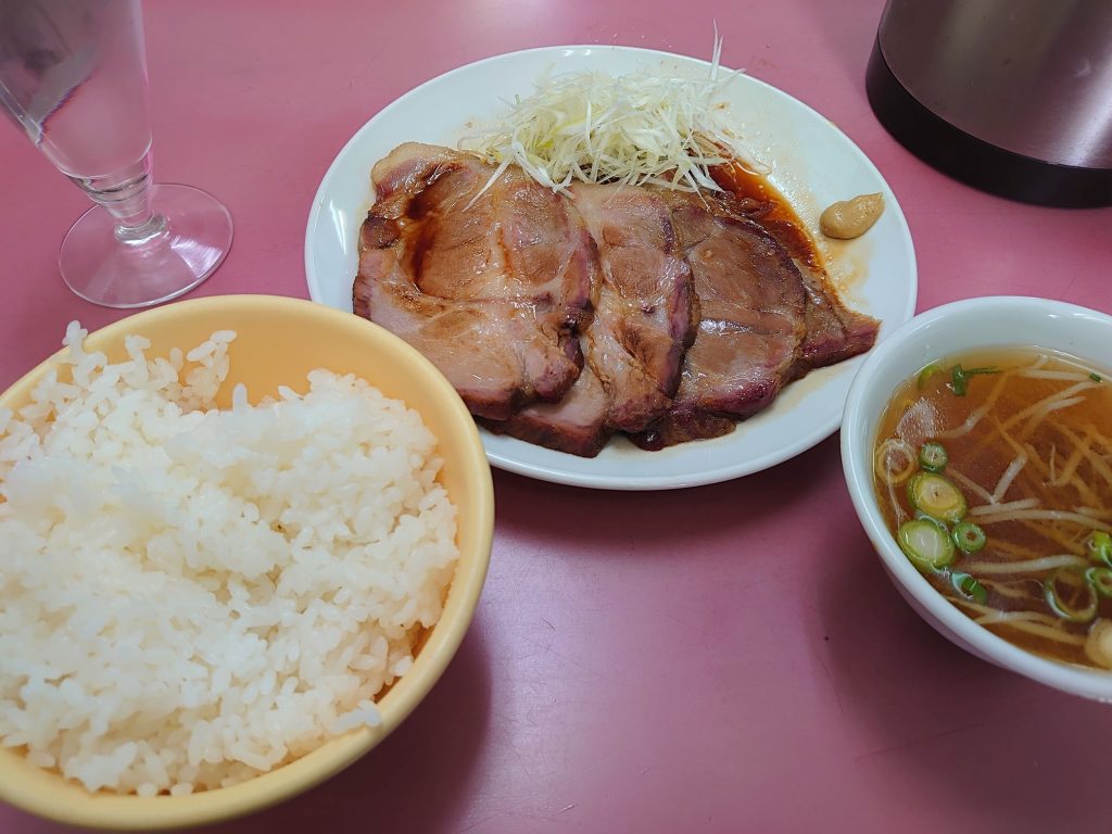 焼きぶたセット with からし