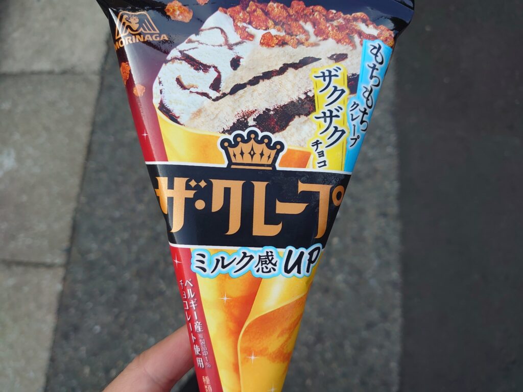 クレープのアイス