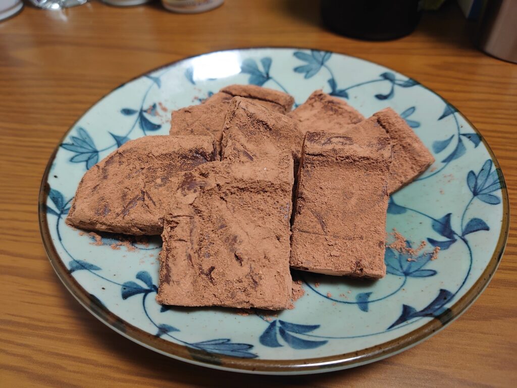 バレンタインデーのチョコをもらった