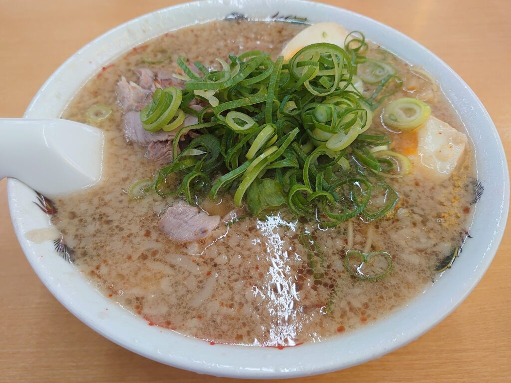 来来亭のラーメン