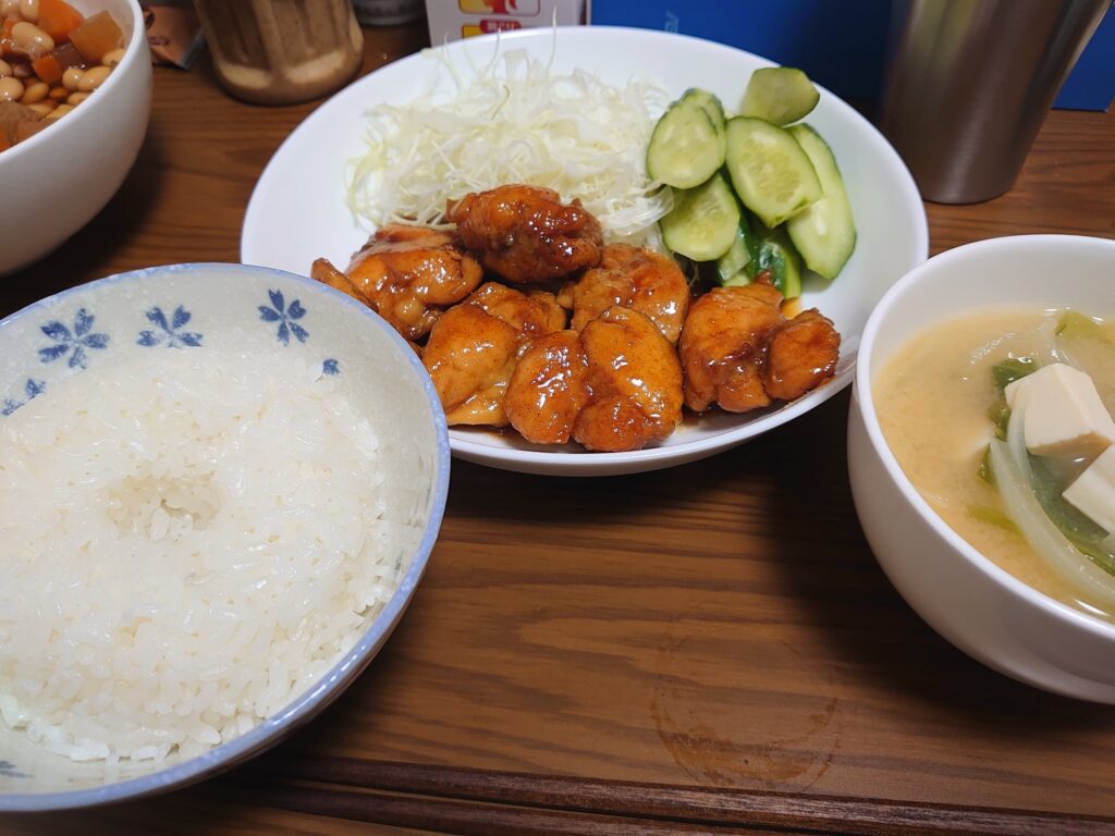 ふりそでの照り焼き